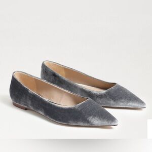 Sam Edelman Gray Velvet Women's Flats